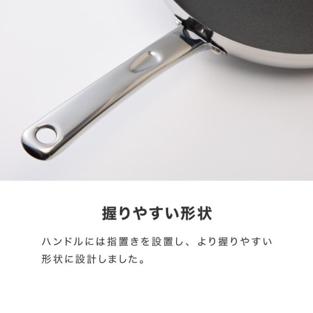 MEYER マイヤー フライパン 26cm ガラス蓋セット ステンレス ガス火 IH