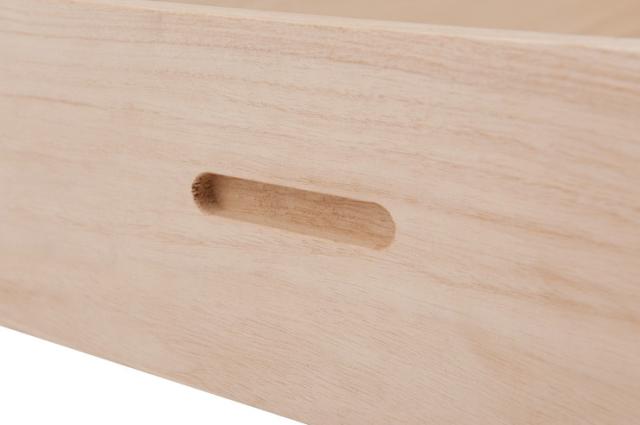 桐衣装箱 2段 高さ30cm 隅金具付 桐ケース 衣装ケース 押入れ クローゼット 桐たんす 保管庫 保管ケース 着物 衣類収納 洋服 浴衣(代引不可)【送料無料】_7