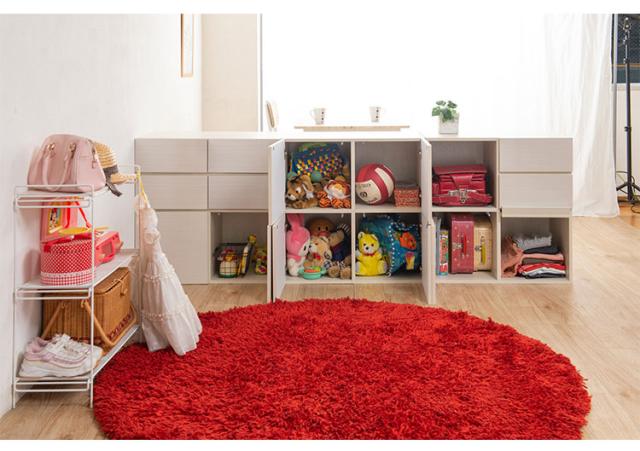 SANDY 買い足し積み重ねができるスクエアキャビネット 幅70 奥行