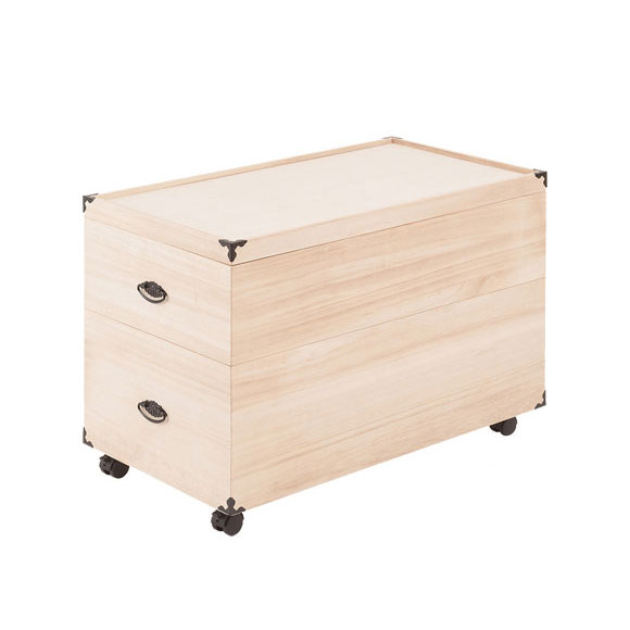 完成品 総桐 雛人形 収納 ケース 2段 高さ54.5cm 幅42cm 奥行き77cm 雛人形入れ 収納ケース 押入れ 押入れ収納 二段 人形ケース 雛人形収納 押入れ 桐(代引不可)【送料無料】の通販は 13,180円