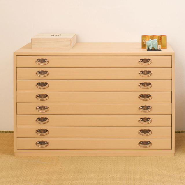 日本製 国産 完成品 桐タンス8段 水性塗料 収納 桐収納 桐 引出し付き 押入れ収納 タンス たんす 箪笥 シンプル 和風 代引不可 送料無 の通販はau Pay マーケット リコメン堂