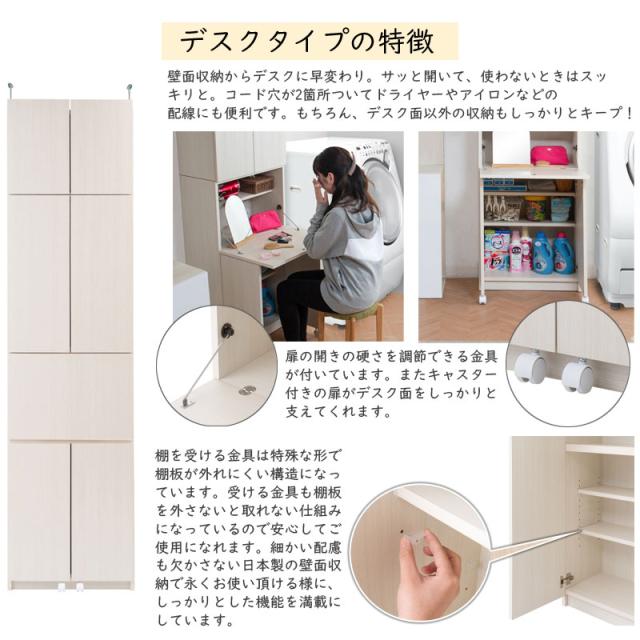 日本製 為し遂げる品 壁面 薄型 幅59.5 ランドリー仕合わせ 学習机印字機 白いこと 白 為し遂げる品 脈動 つっぱり仕合わせ 突っ張り仕合わせ ご機嫌印字機 肌理調 木製 格好のいい アンティーク 北欧 国産 抽き出し 納める(代引不可)【貨物輸送無料】