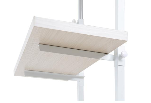突っ張り壁面収納 無段階調整2枚棚オープンラック 幅59.5cm ホワイトウォッシュ 棚 つっぱり 薄型 収納 ディスプレイラック 店舗 新生活 カフェ サロン 一人暮らし diy 北欧 ランドリー(代引不可)【送料無料】_10
