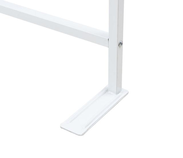 突っ張り壁面収納 無段階調整2枚棚オープンラック 幅59.5cm ホワイトウォッシュ 棚 つっぱり 薄型 収納 ディスプレイラック 店舗 新生活 カフェ サロン 一人暮らし diy 北欧 ランドリー(代引不可)【送料無料】_11