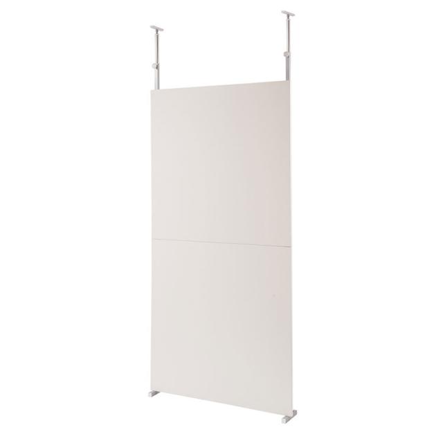 パーテーション 幅90 ホワイト ボードタイプ 間仕切り つっぱり 仕切り パネル シンプル オフィス リモートワーク 事務所 国産 囲い(代引不可)【送料無料】