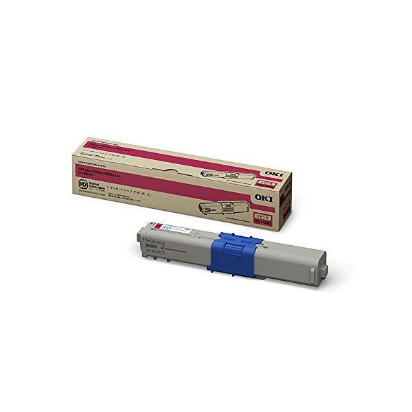 OKI トナーカートリッジ TNR-C4KM2 マゼンタ(代引不可)【送料無料】の通販は
