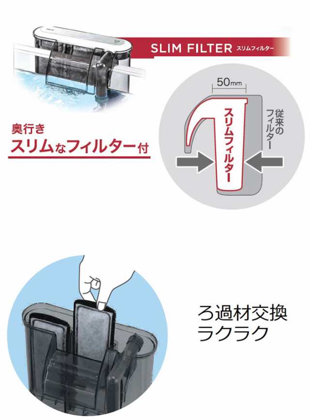 スピード発送 ジェックス GEX スリムアクアホワイトセットM 水槽