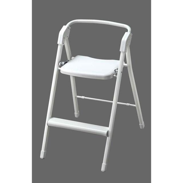 オークス ステップアップチェア ホワイト(代引不可)【送料無料】の通販は