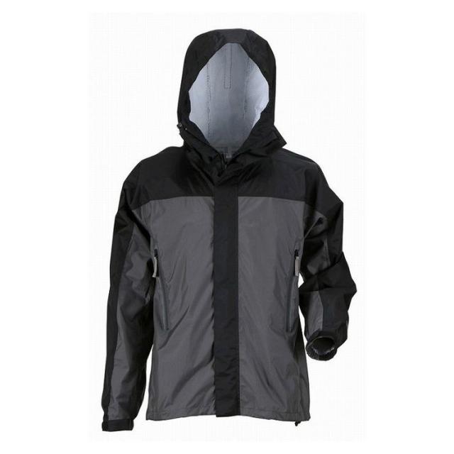 7710 KJレインパーカー チャコール 4L 3L LL L M S 上着 作業用 おしゃれ 機能性 工事 DIY メンズ レディース 兼用(代引不可)【送料無料 の通販は 5,055円