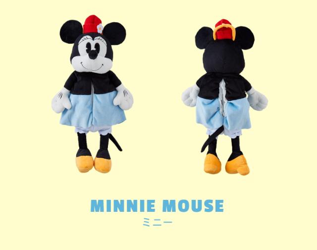 ディズニーティッシュボックスカバー ＆ミッキー・ミニー ぬいぐるみ Disney ディズニー 壁掛けぬいぐるみティッシュボックスカバー