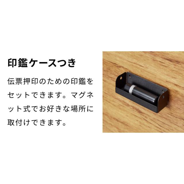 郵便ポスト付き 宅配ボックス ワイド 2段 木目調 一体型 置き配用 宅配便・メール便対応 1戸建て用 完成品 工事不要 宅配BOX 大容量 ポスト 前入れ前出し 屋外(代引不可)【送料無料】_15