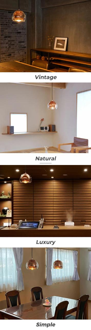 EGLO ペンダントライト ガラス おしゃれ 北欧 ダイニング 照明 キッチン ダクトレール LED 電球対応 照明器具 間接照明 天井照明 EGLO ROCAMAR 204427J 電球別売(代引不可)【送料無料】_6