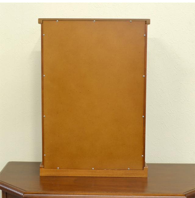 【完成品】 コレクションケース 幅40cm 奥行20cm 高さ58cm コレクション 縦型 天然木 天然木コレクションケース縦型 ハイタイプ 棚 収納ボックス 扉付き 鏡面 収集 フィギュア 小物 飾る ディスプレイ(代引不可)【送料無料】_4
