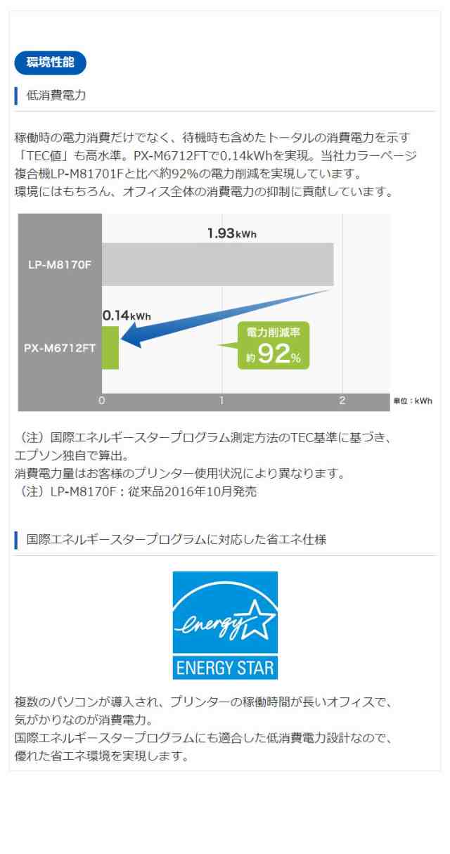 EPSON インクジェット複合機 エコタンク PX-M6711FT A3 a3プリンター カラー FAX 無線LAN 2段トレイ コピー機能 スキャナー機能 大型プリンター スマホ対応 両面印刷 ハイスペック複合機 低印刷コスト(代引不可)【送料無料】_18