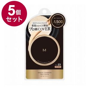 【単品5個セット】 MISSHA ミシャ M クッションファンデーション(プロカバー)NO.23 15g コスメ 化粧品 話題 韓国 韓国コスメ【送料無料】