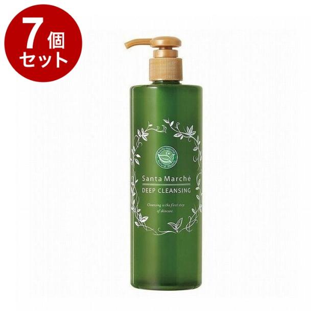 【単品7個セット】Santa Marche サンタマルシェ 薬用ディープクレンジング 400g クレンジングジェル 緑茶 W洗顔不要 メイク落とし 化粧落とし【送料無料】