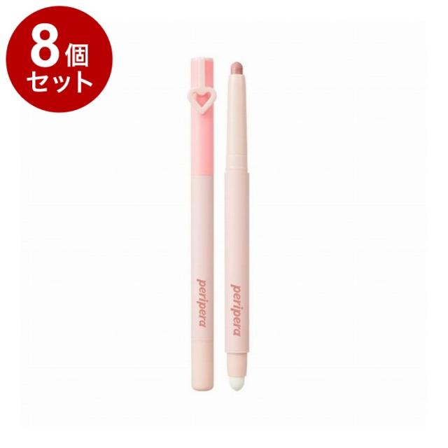 【単品8個セット】 ペリペラ ムードインシェードアイスティック P03 ピンクローズ アイシャドウ アイメイク Peripera 韓国コスメ【送料無料】
