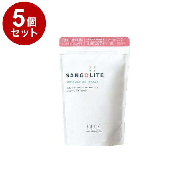 【単品5個セット】 サンゴライト バスソルト プラス 500g 入浴剤 炭酸発砲【送料無料】