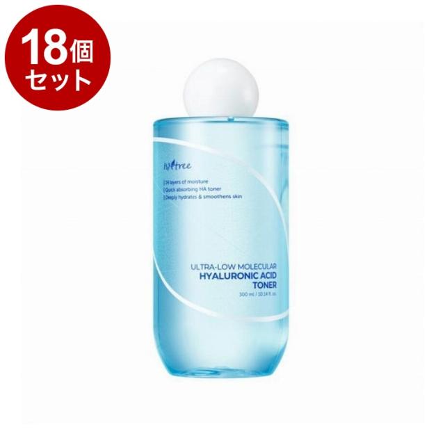 【単品18個セット】 イズエンツリー 超低分子ヒアルロン酸トナー ISNTREE 300ml【送料無料】