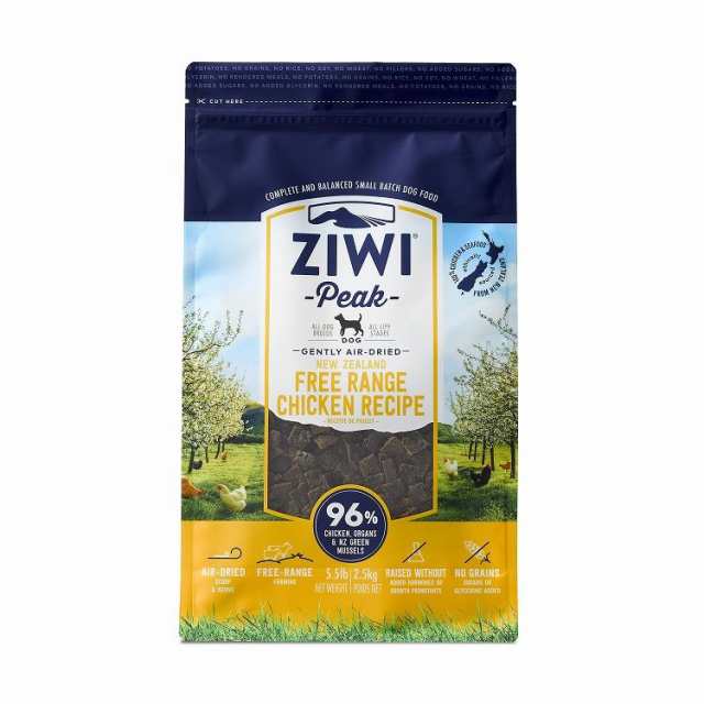 ジウィピーク エアドライ ドッグフード フリーレンジチキン 2.5kg ZIWI PEAK 犬用 ドッグ 主食 フード 鶏肉【送料無料】