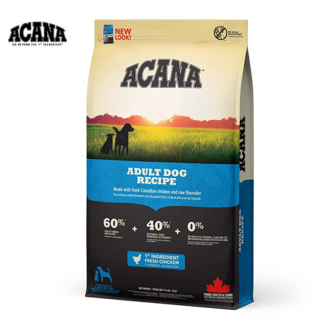 アカナ アダルトドッグレシピ 11.4kg ACANA 犬用 いぬ用 フード ドッグフード ペットフード【送料無料】