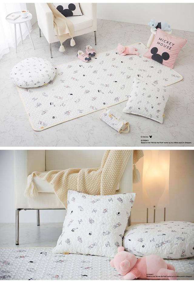 ビンテージ 70s ヨーロッパ ディズニー ミッキーマウス クッション