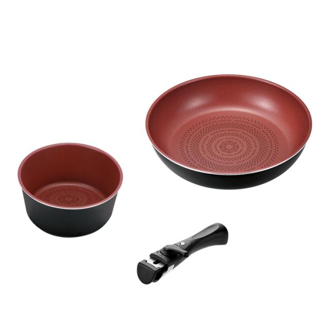 フライパン 3点セット クックサインダイヤモンドコート 鍋 IH対応 クックウェア HB-5620 パール金属【送料無料】の通販は