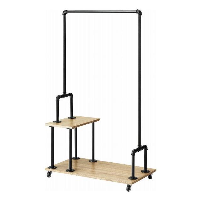 インダストリアルハンガー棚付 TypeA N-8792 パール金属【送料無料】の通販は 12,574円