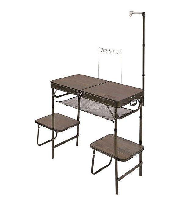 アウトドアテーブル アルバーロ 竹製ラウンドテーブル キャプテン