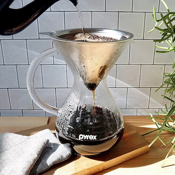 パール金属 PYREX コーヒーサーバー800ml ステンレスフィルター付き CP-8536【送料無料】 コーヒーサーバー