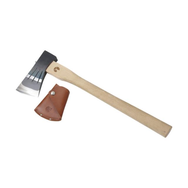 キャプテンスタッグ 全鋼小斧 ロングストレート450 レザーカバー付 UM-9【送料無料】の通販は 10,198円