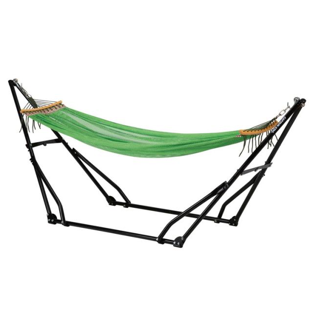 キャプテンスタッグ スチールポール 3WAYハンモックセット(グリーン・ブルー) UD-2019【送料無料】