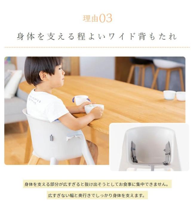 Richell リッチェル ベビーチェア ポージー 65 70 背もたれ 座面シート ベルト付き【送料無料】_10