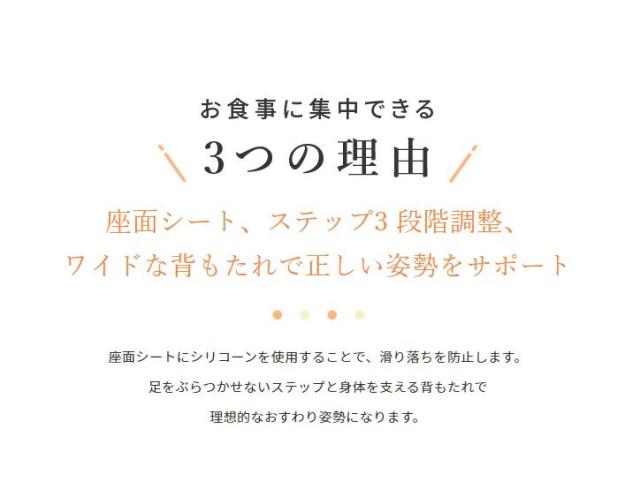 Richell リッチェル ベビーチェア ポージー 65 70 背もたれ 座面シート ベルト付き【送料無料】_6