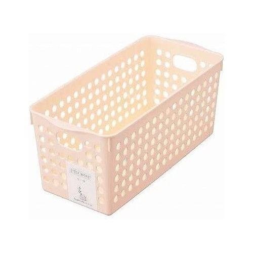 【5個セット】イノマタ化学 ストックバスケット スリム ライトピンク 4572【送料無料】