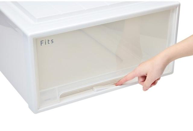 【5個セット】 【2025年新作】 天馬 収納ケース Fits フィッツケース 53-39M WC(ホワイトクリア)【送料無料】