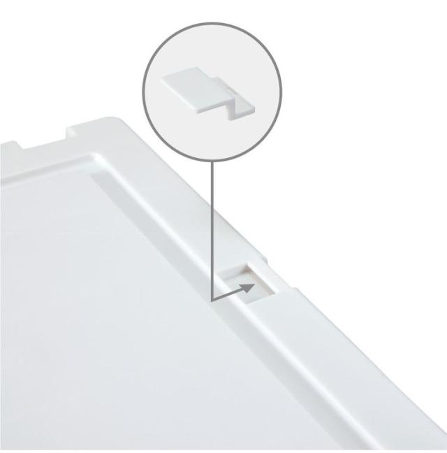 【5個セット】 【2025年新作】 天馬 収納ケース Fits フィッツケース 53-39M WC(ホワイトクリア)【送料無料】