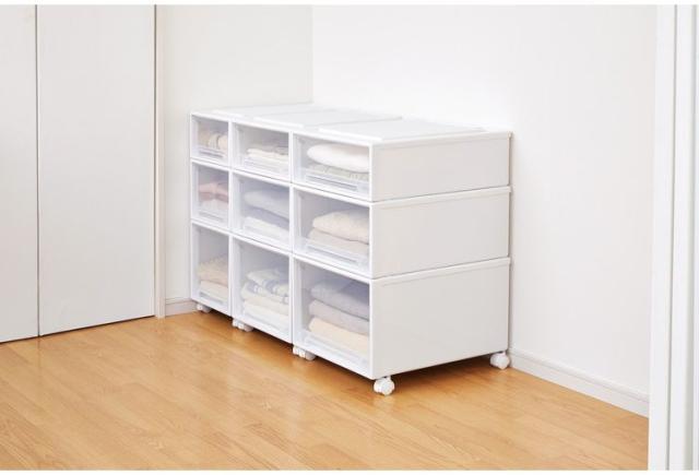 【5個セット】 【2025年新作】 天馬 収納ケース Fits フィッツケース 53-39M WC(ホワイトクリア)【送料無料】