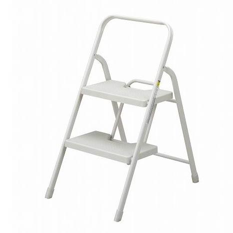 シービージャパン フォールディングステップ 2段 アイボリー折りたたみ 脚立 スリム 折り畳み モダン(代引不可)【送料無料】の通販は 5,300円