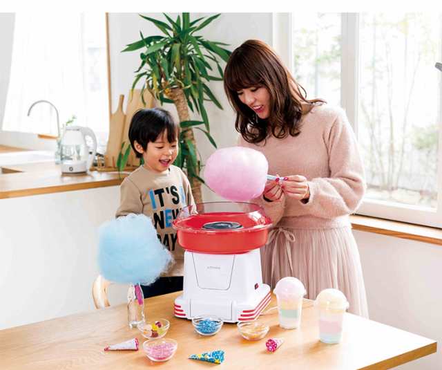 わたあめ屋さん KDCC-006R わたあめメーカー わたがし機 COTTON CANDY MAKER アメ玉 わたあめ  簡易わたあめ機【送料無料】｜au PAY マーケット