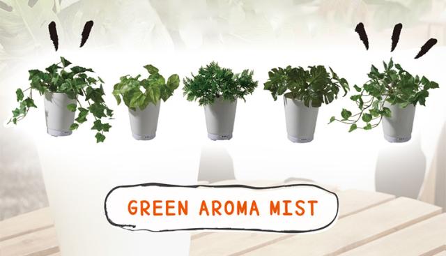 グリーンアロマミスト 超音波式加湿器 GREEN AROMA MIST KSHU-01 人工