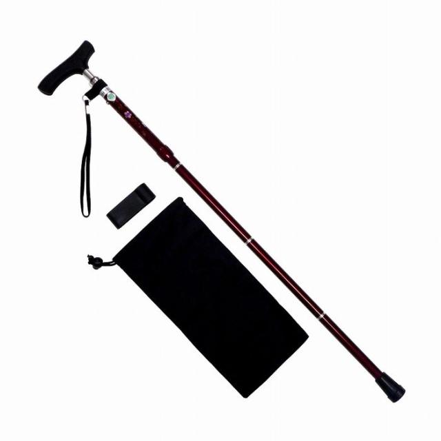 アークランドサカモト 細型ネック折りたたみステッキ 花柄レッド NS57-F5【送料無料】 4,922円