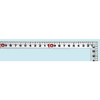 シンワ測定 曲尺角厚 シルバー 50cm 表裏同目 JIS 10030【送料無料】