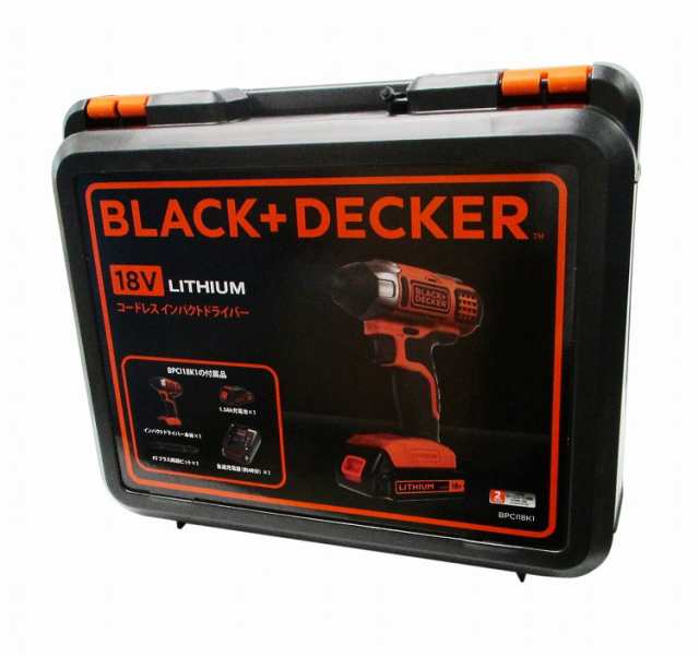 ブラックアンドデッカー Black+Decker 18V リチウム コードレス