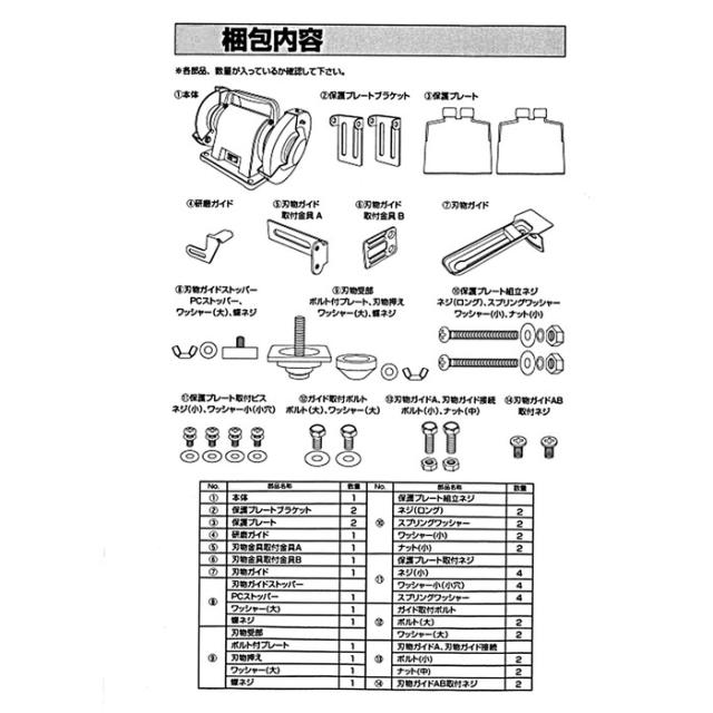 WIZ'A ベンチグラインダー WABG-150【送料無料】_4