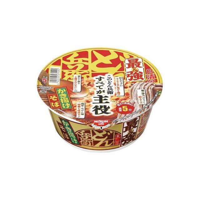 12個セット】 日清食品 最強どん兵衛かき揚げそばカップ 101g x12  