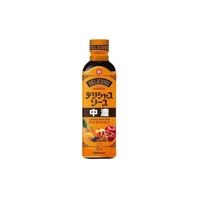 【20個セット】 キッコーマン デリシャスソース 中濃 500ml x20 まとめ売り セット販売 お徳用 おまとめ品(代引不可)【送料無料】 6,456円