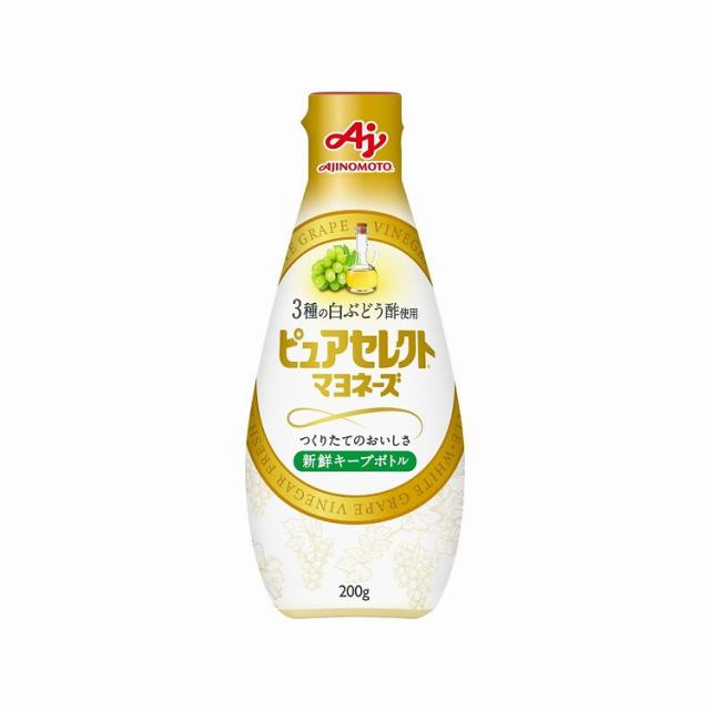 【20個セット】 味の素 ピュアセレクトマヨネーズ 新鮮キープボトル 200g x20(代引不可)【送料無料】