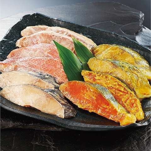 【冷凍】旬鮮漬け魚 10切 産地直送 産直 食品 食べ物 お取り寄せ グルメ ご当地グルメ 粕漬 西京漬 海鮮 魚(代引不可)【送料無料】の通販は 5,299円