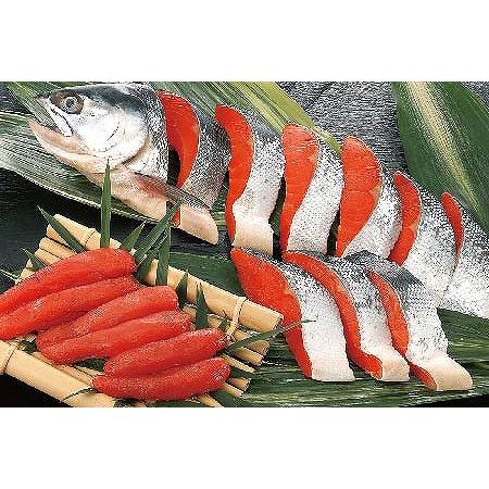【冷凍】北田塩紅鮭半身 1切 塩たらこ 産地直送 産直 食品 食べ物 お取り寄せ グルメ ご当地グルメ 鮭 さけ たらこ 鱈子(代引不可)【送料無料】